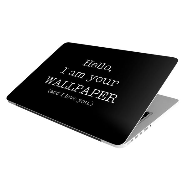 Laptop Skin/Sticker - Wallpaper Love You