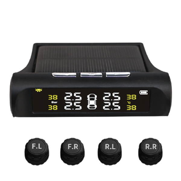 Solar Powered Digital Tire Pressure Monitoring System