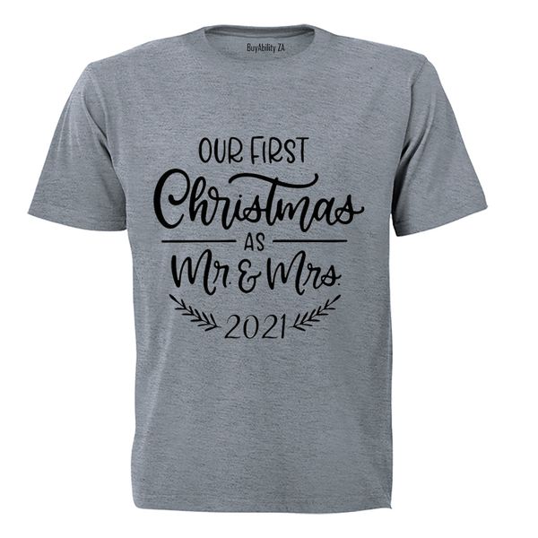 Christmas - Mr &amp; Mrs - Adults - T-Shirt