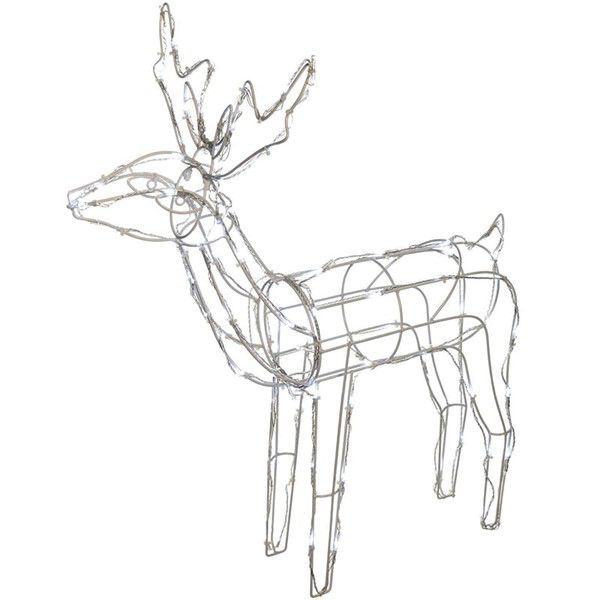 LED Reindeer – White