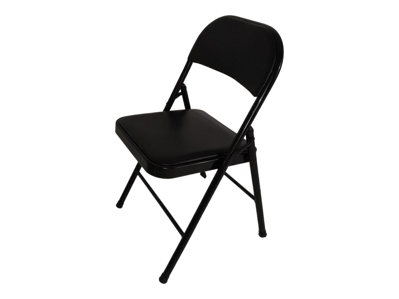 SMTE- Folding Chair padded Black