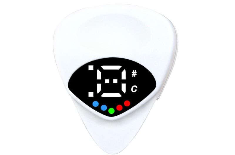 Guitar Pick Tuner, Digital Guitar Pick, 2 In 1 Guitar Tuner and Guitar