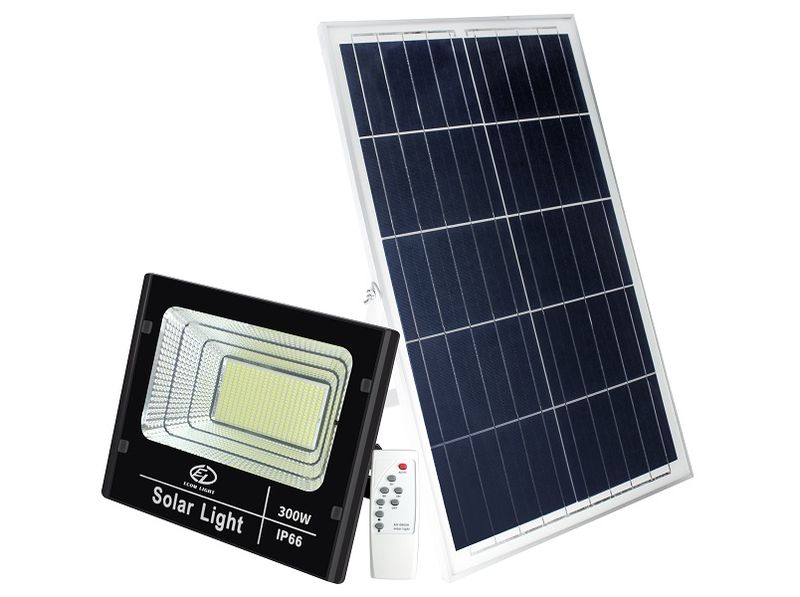 300W Solar LED Flood Light with Remote control