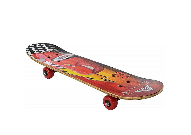 95 Car 17" Excellent Grip And Wear Resistance Wooden Skateboard Cruiser