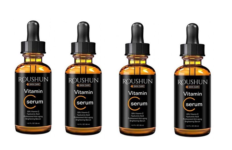 Roushun Vitamin C Serum For Anti-Aging Skin Care 30ml - 4 Pack