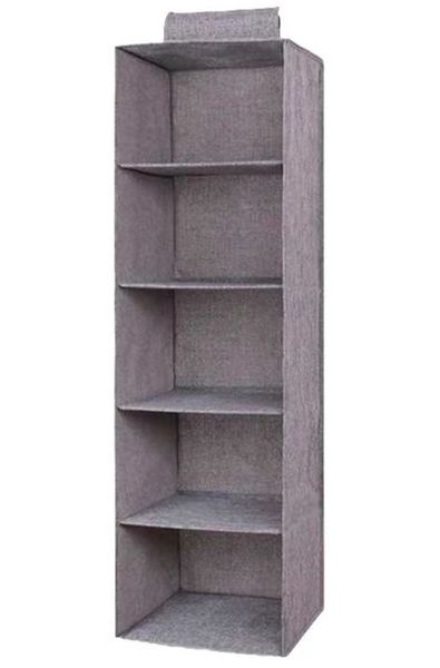 QHB Classic 5 Tier Storage Closet Shelf
