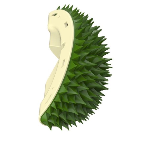 Pet Cat Self Grooming Durian Shaped Corner Brush And Rub (15.5 cm)