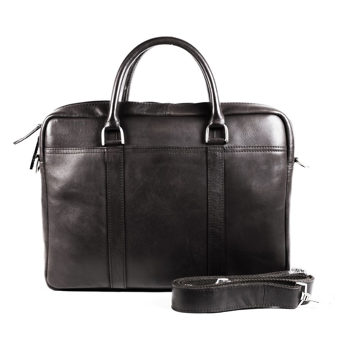 NUVO Genuine Leather 15 inch Joseph Laptop bag black Buy Online in South Africa