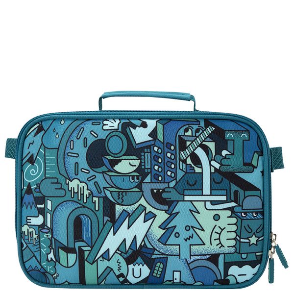 Green MashUp Clip-On Lunchbox