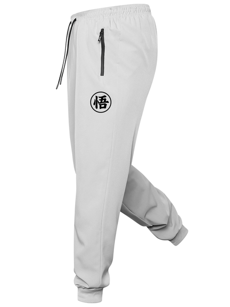 Dragon Ball Anime Theme Print Joggers For Men