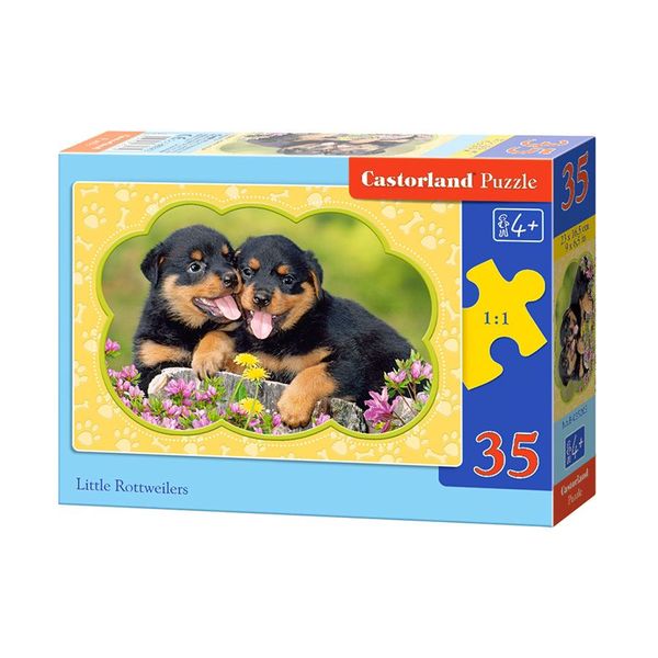 Castorland Little Rottweilers 35 piece