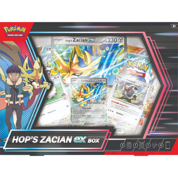 Pokemon: Hop's Zacian ex Box