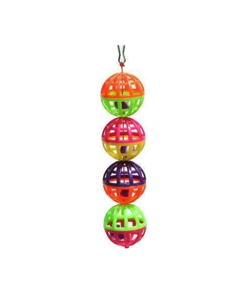 Unipet Hanging Lattice 4 Balls and Bells x4