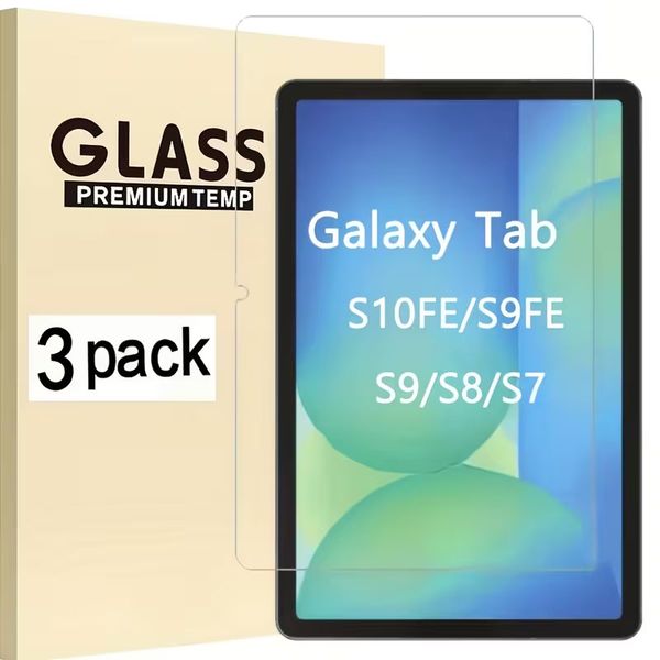 Tempered Glass Compatible with Galaxy Tab S7/S8/S9/S10 FE 11" Anti-Scratch