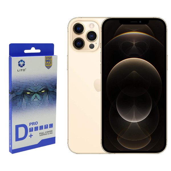 LITO D+ Dustproof Tempered Glass Screen Protector For iPhone 12 Pro Max