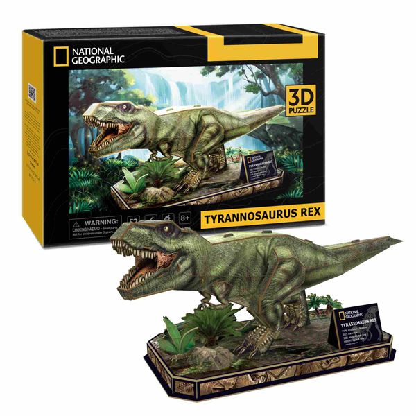 Cubic Fun National Geographic - Tyrannosaurus Rex 52pcs 3D Puzzle