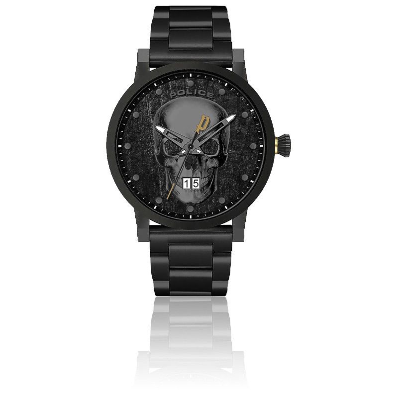 Police Collin mens Black Stainless Steel Watch - PL15404JSB02MA | Buy ...