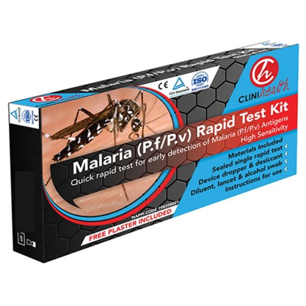 Clinihealth - Malaria Test Kit Singles x2