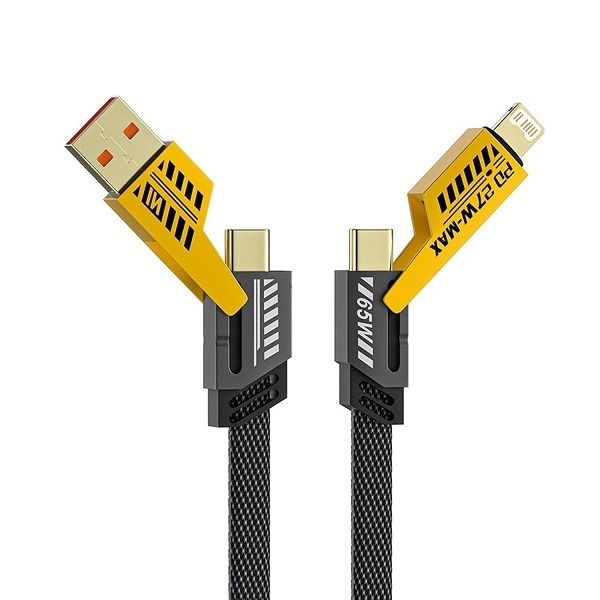35W/27W 1M 65W Type C To 27W Lightning 4 In 1 USB Cable