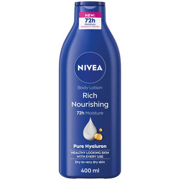 NIVEA Rich Nourishing Body Lotion with Deep Moisture Serum, 400ml