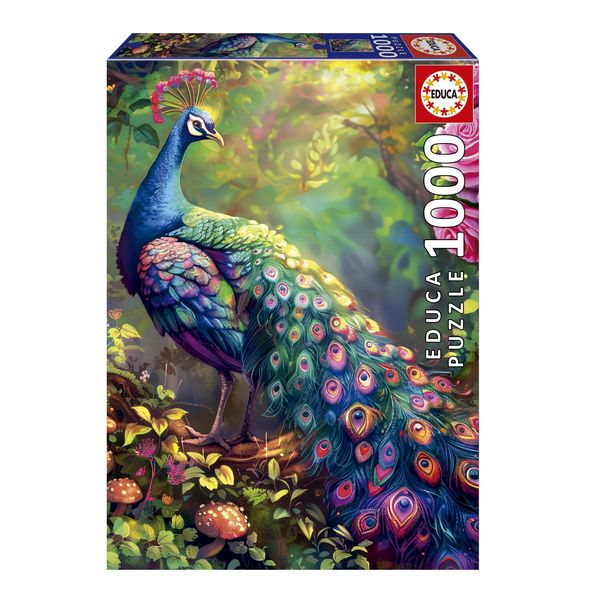 Educa Peacock Garden Puzzle (1x1000 Piece)