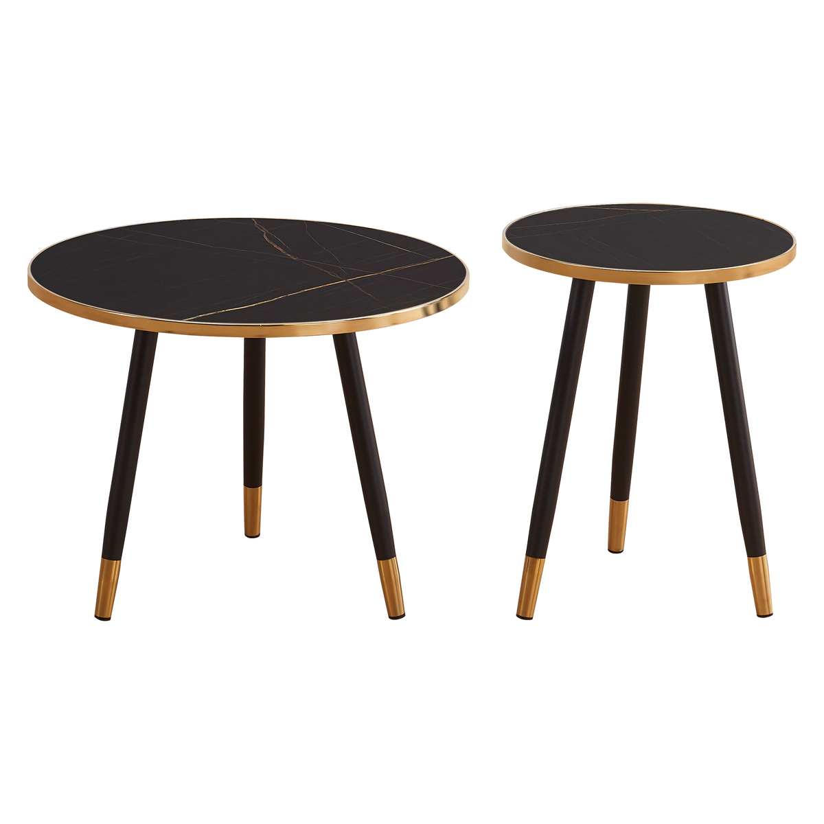 2 Piece Marble Diana Coffee Table Set