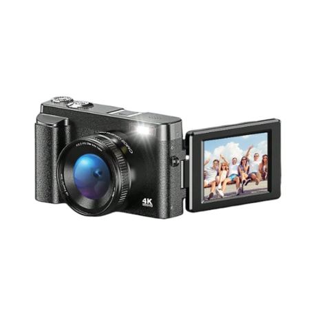 Ultra HD Digital Camera With Advanced Autofocus Technology - Black Image