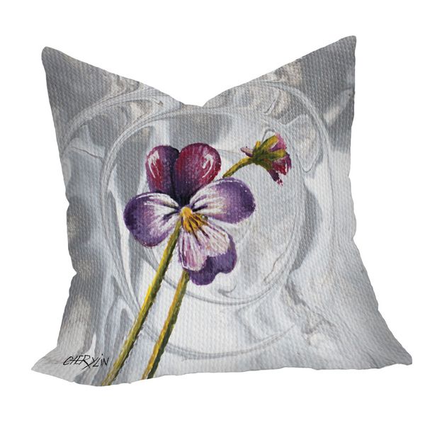 Violet with a Bud By Cherylin Louw Luxury Scatter