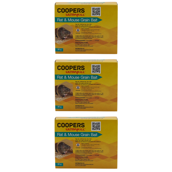 Coopers Ultrakill Grain Bait 80g - 3 Pack