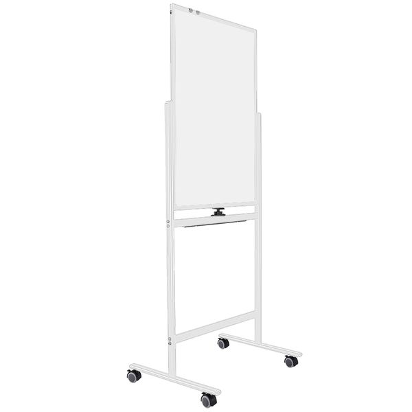 Mobile Magnetic Whiteboard and Chalkboard - 600x900mm