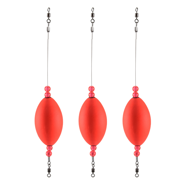 3 Pack Fishing Bobbers Popping Cork Float for Redfish Speckled Trout