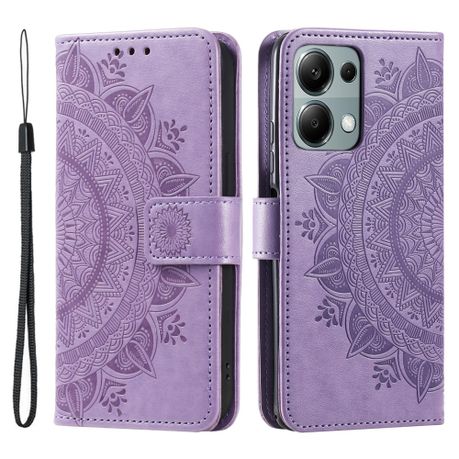 Cover Compatible with Xiaomi Redmi 14C - Stylish PU Leather Wallet Flip Case - Purple Image