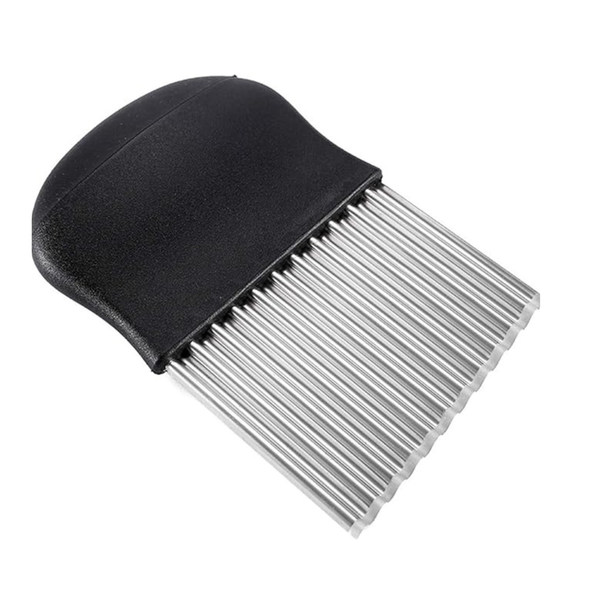 Potato Wave Knife Stainless Steel Cutter Fruits Vegetable Kitchen Accessory