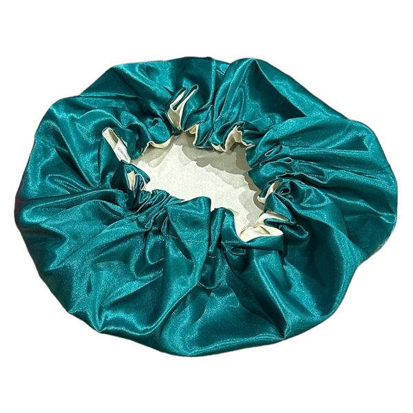 Silky Satin Sleeping Hair Bonnet Double Layer Reversable Hair Cap