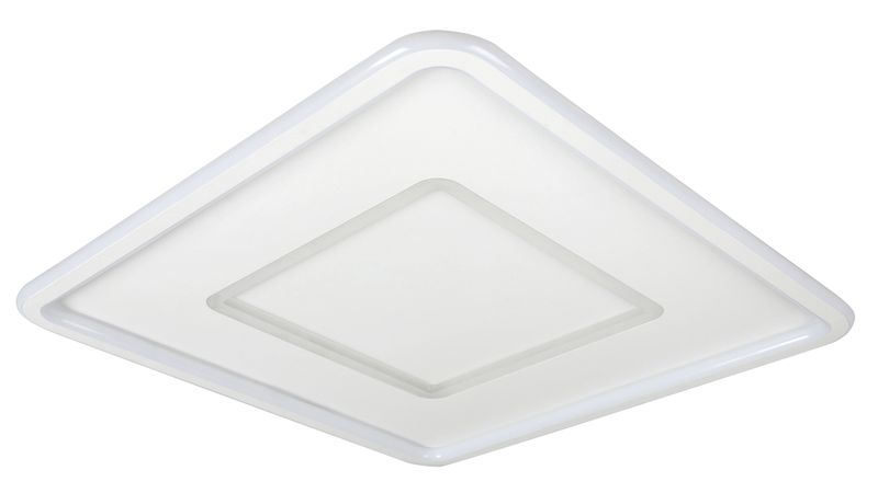 Bright Star 50-Watt LED Square Surface Mount Ceiling Light - CF443 White