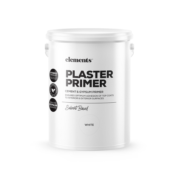 Elements - Solvent Based Plaster Paint 5L - White