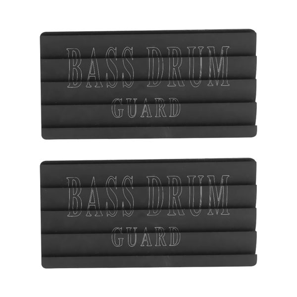 2 Pieces Bass Drum Guard Pads Anti Slip Jazz Drum Anti-Skid Pad Drum