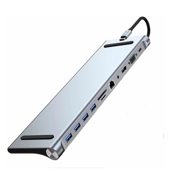 Multifunctional Type-C 11 In 1 Adapter Hub Compatible With Type c Laptop