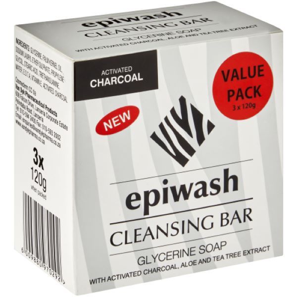 Epiwash Activated Charcoal 3x120g