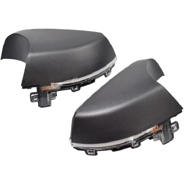 Door Mirror Cover With Indicator Compatible with POLO 6R- Set L&amp;R