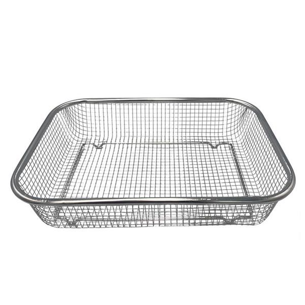 Mosaic Stainless Steel Square Basket - Heat Resistant Strainer Basket