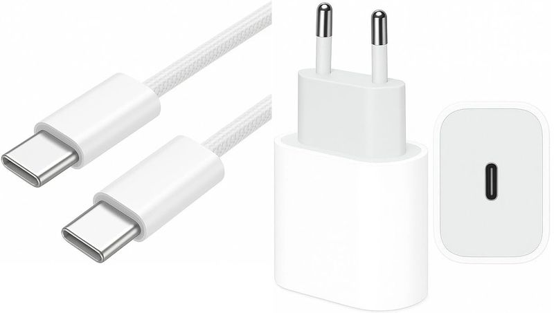 35W Power Delivery Charger &amp; USB-C To C Cable Fast Charging For Phone's PB
