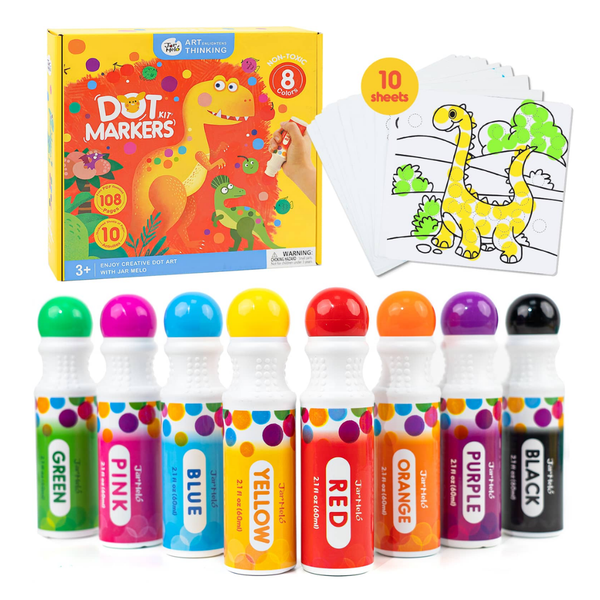 Jar Meló - Dot Painting Markers - 8 Colours