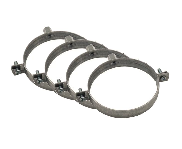 100mm Ventilation Air Ducting Pipe Clamps - 4 pieces