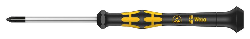 Wera (118022) Phillips Screwdriver, Precision, #0 Tip, 60 mm Blade Length