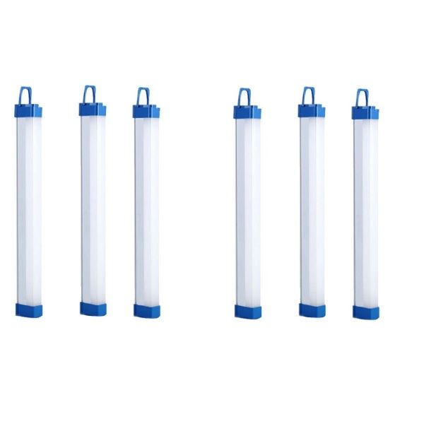40W USB Rechargeable LED Tube light -6 Pack