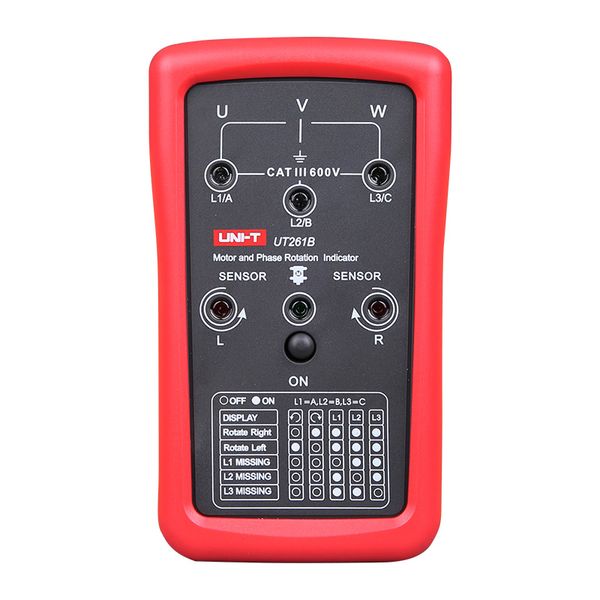 UNI-T UT261B 600V AC Phase Sequence And Motor Rotation Indicator