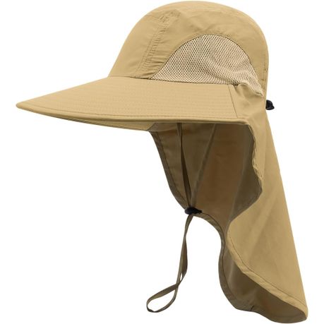 Sun Hat Mens Solid Color Sun Protection Hat Shawl Hat Neck Guard Breathable  Uv Protection Insect Protection Outdoor Mountaineering Fishing Hat, Shop  Now For Limited-time Deals