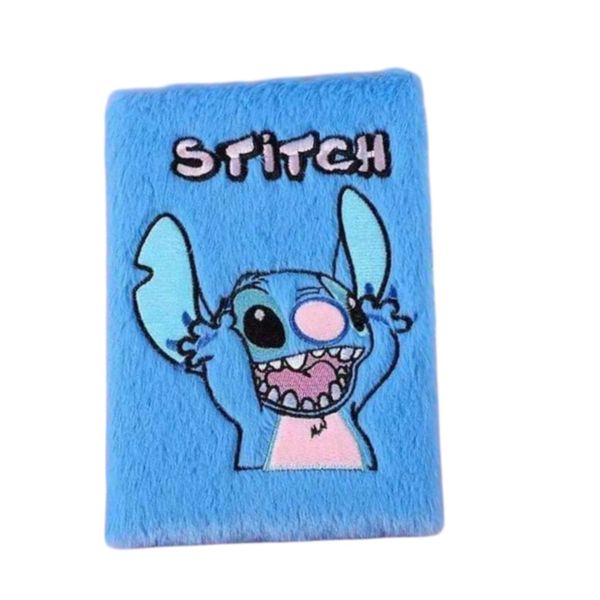 Stitch Plush Notebook for Girls
