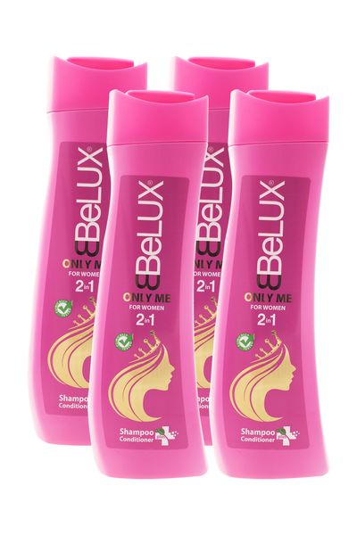 Belux Only For Me for Women 2 in 1 Shampoo Conditioner Bundle - 4 x 750ml